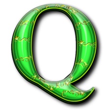 Q simbolo in Royal Secrets Clover Chance slot