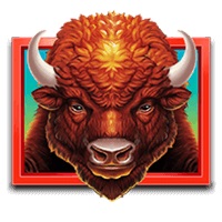 Bisonte simbolo in Buffalo Bucks slot