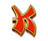 K simbolo in Divine Empress slot