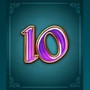 10 simbolo in Sword of Arthur slot