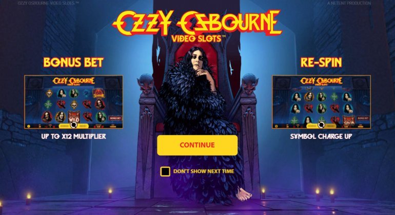 Slot Ozzy Osbourne di NetEnt
