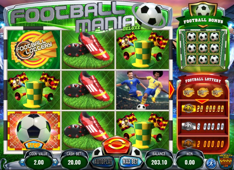 slot calcio Football Mania deluxe - Wazdan