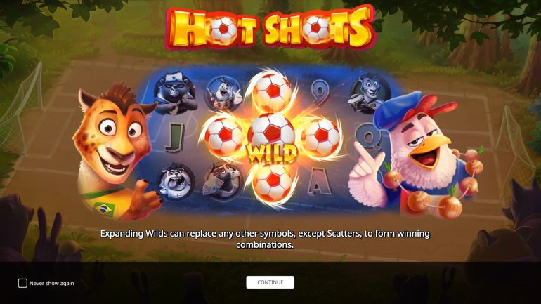 Slot machine Hot Shots per il calcio