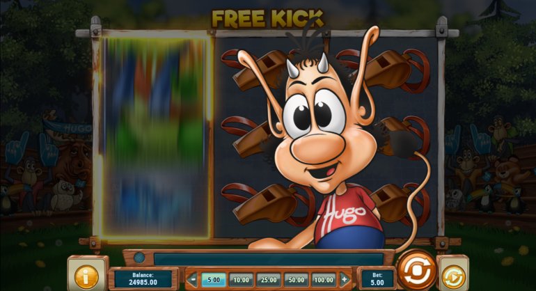 Slot machine di calcio Hugo Goal