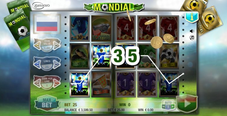 Video slot Mondial