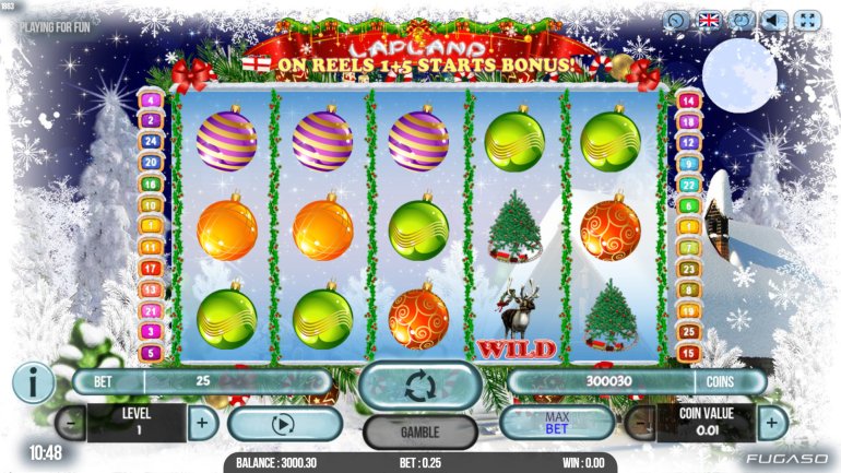 Slot machine Lapponia Fugaso