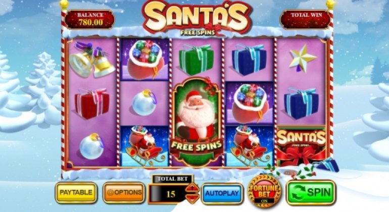 Video slot Santa's Free Spins