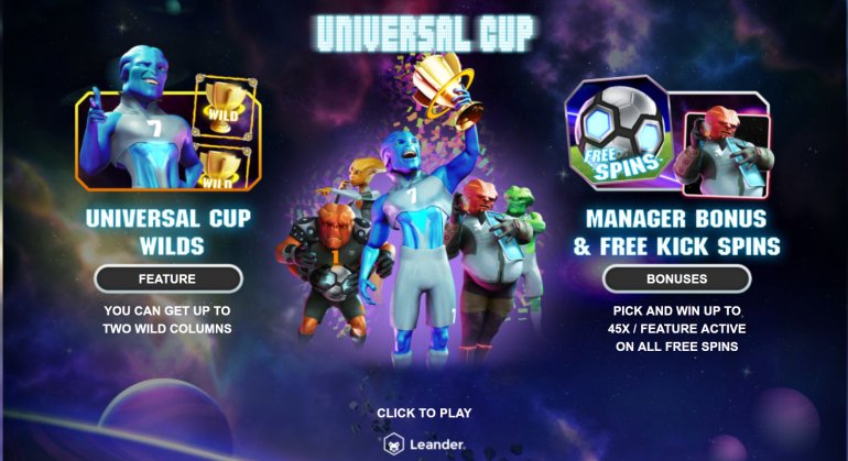 Slot machine per il calcio Universal Cup