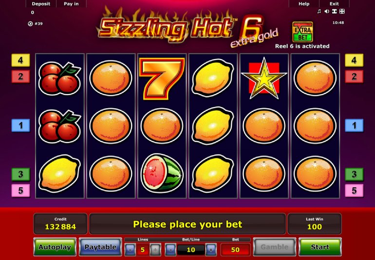 Video slot Sizzling Hot 6 Extra Gold