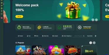 100% Welcome Bonus of up to 250 Euros at Spark Casino.: Promozioni