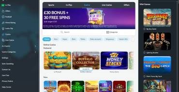 BetVictor Casino: Sito web del club