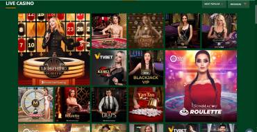 Cashalot Casino: Casinò dal vivo