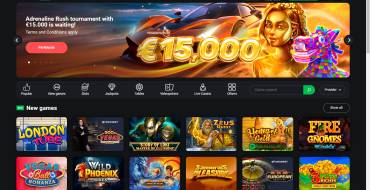 Drift casino: Pagina principale