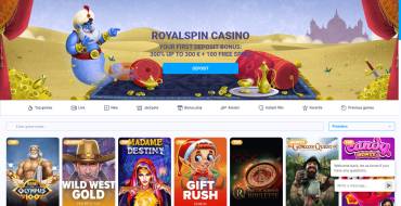 Royal Spin Casino: Sito web