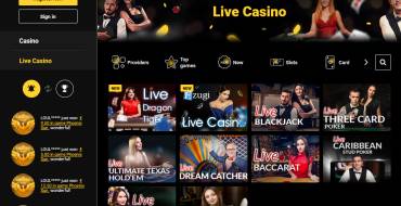 Zet casino: Casinò dal vivo