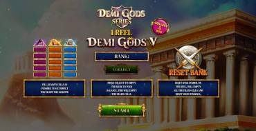 1 Reel Demi Gods V: Caratteristiche uniche