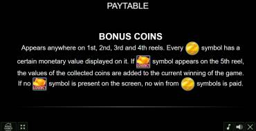 100 Golden Coins: Caratteristiche uniche