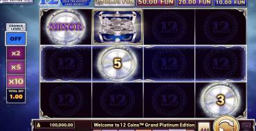 12 Coins Grand Platinum Edition: Slot machine