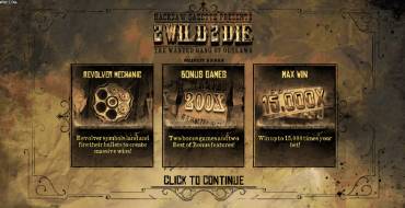 2 Wild 2 Die: Caratteristiche uniche