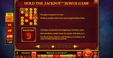 24 Coins: Giochi bonus