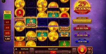 25 Coins: Giochi bonus