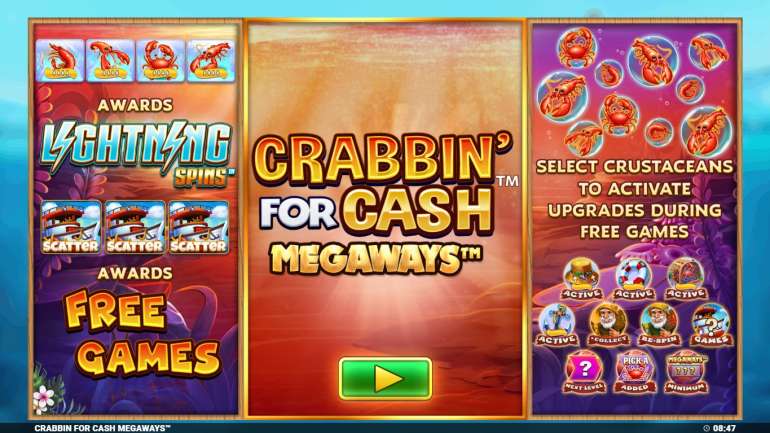 Megaway "Crabbin' for Cash