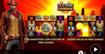 3 Coin Cowboy: Caratteristiche uniche