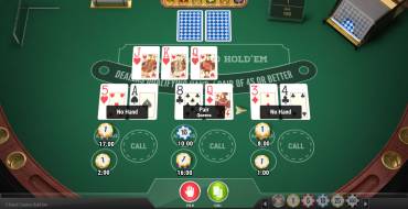 3-Hand Casino Hold'em: Scommesse bonus