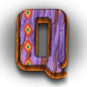 Q simbolo in Book of Buffalo slot