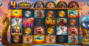 4 Fantastic Vikings Go Fishing: Slot machine