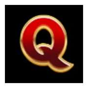 Q simbolo in Rubies of Egypt slot