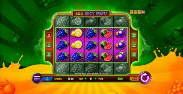 500 Juicy Fruits: Slot machine