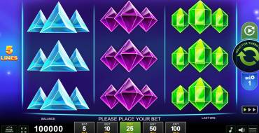 7 & Crystals: Slot machine