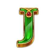 J simbolo in Anubis Rising Jackpot King slot