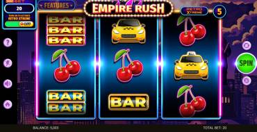 777 – Empire Rush: Caratteristiche uniche