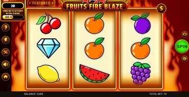 777 – Fruits Fire Blaze: Slot machine