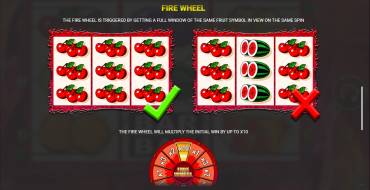 7s Deluxe Fire Wheel Jackpot King: Giochi bonus