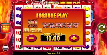 7s Deluxe Wild Fortune Play: Caratteristiche uniche