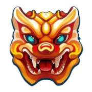 Maschera del drago simbolo in Dragon’s Lucky 25 slot