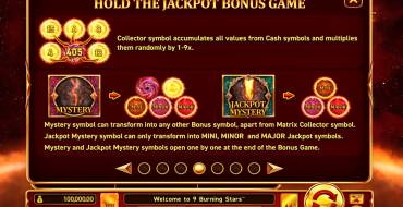 9 Burning Stars: Giochi bonus