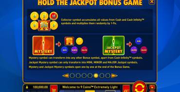 9 Coins Extremely Light: Giochi bonus