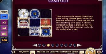 9 Coins Grand Platinum Edition: Giochi bonus