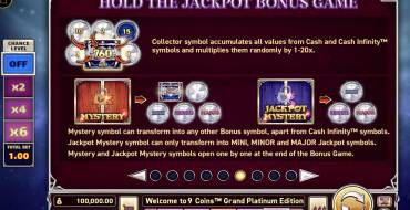 9 Coins Grand Platinum Edition: Jackpot