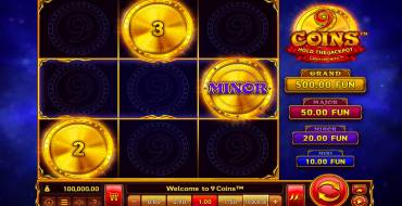 9 Coins: Slot machine