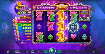 9 Mad Hats King Millions: Interfaccia