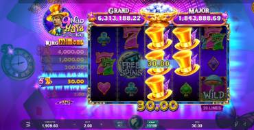 9 Mad Hats King Millions: Vincite