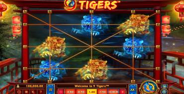 9 Tigers: Slot machine