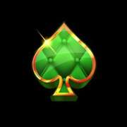 Verde acqua simbolo in 9 Mad Hats King Millions slot