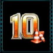 10 simbolo in Stunt Stars slot