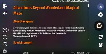 Adventures Beyond Wonderland Magical Maze: Regole